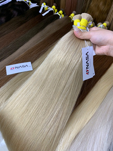 Extensiones de cabello crudo vietnamita Rubio claro Color oscuro Cabello humano de alta calidad Fabricación Fábrica de Vietnam Comprar a granel barato - Product Image 6