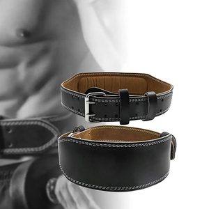 Wholesale Custom Logo Leather Weightlifting <b>Belt</b> Gym Weights Fitness Bodybuilding Power Training Waist Support <b>Belts</b> for Men - Product Image 4