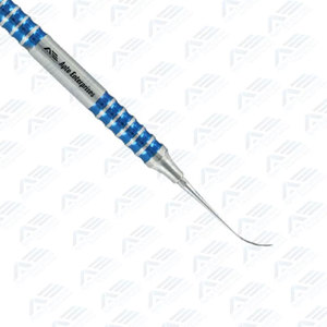 Instruments chirurgicaux manuels haut de gamme en acier inoxydable, vente en gros, ensemble de sondes dentaires pour soins personnels, poignée moletée bleue - Product Image 6