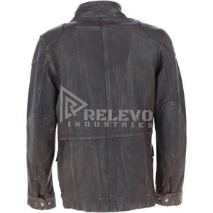 Chaqueta Acolchada de Invierno para Hombre 2026, Abrigo de Poliéster Sostenible con Cierre, Ropa Exterior Cálida Lista para Enviar - Product Image 4