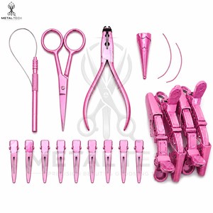 Premium Quality Hair Extension Learning Kit For Professional Salon Training Beauty School Practice Portable Organizer Case - Product Image 5