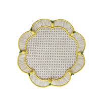 Premium Moderne Boho-Stil Raffia Tischsets Handgefertigte Blumen-Tischmatten Umweltfreundliche Esstisch-Dekoration Rustikales Wohnaccessoire