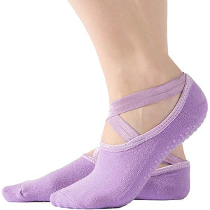 Custom Printed Yoga Fitness <b>socks</b> for Women Lightweight Silicone <b>Grip</b> Training Wear - Product Image 1