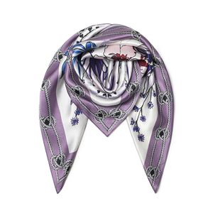 Foulard en Soie Moderne pour Femme, Foulard Carré en Soie de Mûrier Personnalisé, Foulard de Tête de Luxe Tendance, Impression Personnalisée, Fournisseur en Gros - Product Image 2