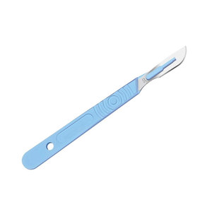 Manche de scalpel chirurgical n°4 de haute qualité en acier inoxydable, certifié CE et ISO13485, instrument de classe II pour - Product Image 2