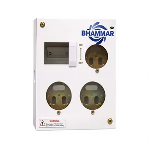 Boîte de distribution à 3 prises BHAMMAR 120V 20A IP54 pour usage intérieur, boîtier métallique - Product Image 1