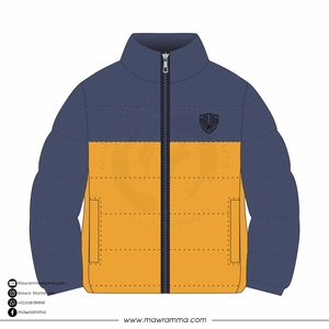 Mawra Custom Design Men's Puffer Jacket Winter Quilted Jacket <b>Warm</b> Outdoor Casual Streetwear Fashion Apparel Manufacturer - Product Image 5