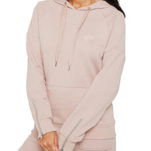 Sudadera con capucha transpirable de alta calidad para mujer, estilo urbano, 100% algodón, informal, de manga larga. - Product Image 2