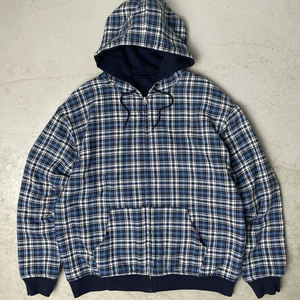 Sweat à capuche réversible en flanelle à double couche pour homme, style vintage, coupe oversize, col à capuche réversible pour l'hiver - Product Image 4