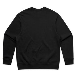 Sweat-shirt en coton uni personnalisé pour hommes, de haute qualité, avec logo personnalisé, col rond, en molleton. - Product Image 3