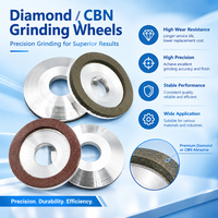 Meules circulaires plates CBN pour découpeuses de carton ondulé, pierres à aiguiser pour lames HSS, roues d'affûtage