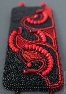 Coque de téléphone portable de luxe brodée de perles en acier inoxydable de qualité supérieure, motif personnalisé, design élégant fait main - Product Image 6