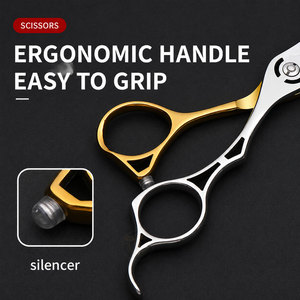Nouvelles Ciseaux de Coiffure Personnalisables de 6 Pouces avec Logo, en Acier Inoxydable, pour Salon et Usage Domestique - Product Image 5