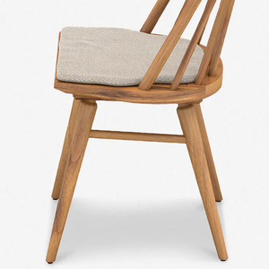 Silla de Estilo Minimalista, Silla de Comedor de Alta Calidad con Estructura de Madera de Teca para Decoración del Hogar - Product Image 6