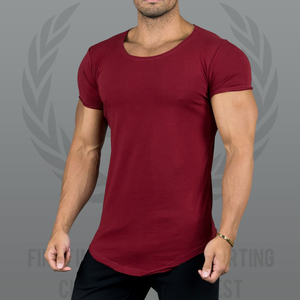 Camisetas de Gimnasio Personalizadas para Hombre, Spandex/Poliéster, Corte Regular, Cuello Curvo, Tallas Grandes, Secado Rápido, Anti-Pilling, Transpirables - Product Image 5