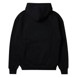 <b>Mens</b> Black <b>Pullover</b> Fleece Hoodie Casual Long Sleeve Athletic Gymwear Streetwear Winter Wear Fashion Apparel Hoodie - Product Image 2