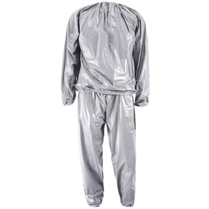 Ensemble 2 pièces de combinaison de sauna amincissante personnalisée pour hommes et enfants, coupe classique, pour l'entraînement et le fitness - Product Image 3