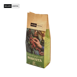 Private Label Milano <b>Coffee</b> 250g Pure <b>Robusta</b> <b>Coffee</b> <b>Beans</b> Light Roast Strong Aroma Bold Flavor Specialty Full City+ Vietnam OEM - Product Image 4