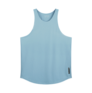 Wholesale Sleeveless Gym Tank Top <b>Men</b> Casual Custom Logo Bodybuilding Vest Breathable Knitted 100% Cotton Wrestling <b>Singlet</b> - Product Image 2