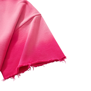 Camiseta Corta Oversize Rosa para Hombre, Cuello Redondo, Manga Corta, Tejida, Color Sólido, Diseño Casual Liso - Product Image 3