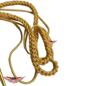 Aiguillette สายถักสีทองสายลวดทอง aiguillette พร้อมปลายโลหะ - Product Image 4