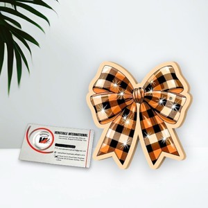 High Quality Butterfly Circle Checkered Bow Acrylic Lash Palette Eco-Friendly Reusable Lash Artists Custom Magnetic Eyelash - Product Image 2