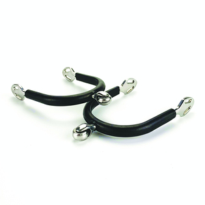 Estribos de acero inoxidable con rodillo de latón para equitación, equipo ecuestre - Product Image 6