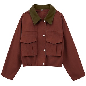 Outdoor Fashionable Customized Canvas <b>Jacket</b> For <b>Women's</b> comfy and stylish <b>Jacket</b> Breathable Good Quality <b>Women</b> Canvas <b>Jackets</b> - Product Image 5