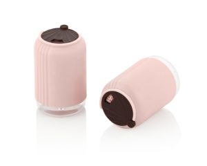 Dual <b>Salt</b> Pepper Dispenser Sustainable Plastic Spice <b>Shaker</b> Set Space-Saving Easy Clean for Restaurants Home-round Medium - Product Image 2