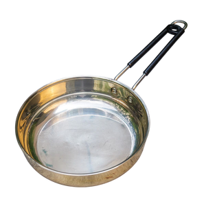 Poêle à frire Kadhai en laiton martelé de haute qualité, ustensile de cuisine traditionnel fait main, conception premium en laiton épais - Product Image 1