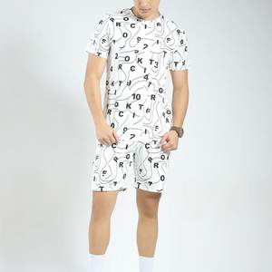 Conjuntos de Shorts Deportivos Sublimados de la Mejor Calidad, Transpirables, con Impresión Digital, Ropa Casual de Verano, Camiseta y Pantalones Cortos - Product Image 1