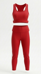 Ensemble de yoga 2 pièces pour femmes, vêtements de sport, haut et leggings, tenue d'entraînement extensible et respirante, vêtements de sport - Product Image 3