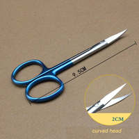 Ciseaux chirurgicaux en acier inoxydable pour double paupière, instruments chirurgicaux pour l'ouverture des yeux, ciseaux ophtalmiques de petite taille pour la retrait des instruments chirurgicaux encastrés