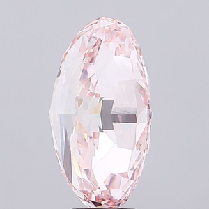 Diamant ovale fantaisie rose intense, cultivé en laboratoire, certifié IGI, clarté VS1, taille excellente, diamant CVD non monté pour la joaillerie. - Product Image 4