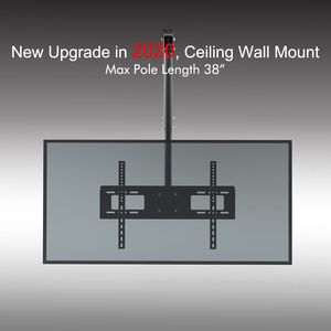 Supporto TV da Soffitto TMC 7006, Staffa Retrattile per Schermi LED Piatti da 32''-70'', Funzione Girevole e Inclinabile, Materiale LCD - Product Image 3