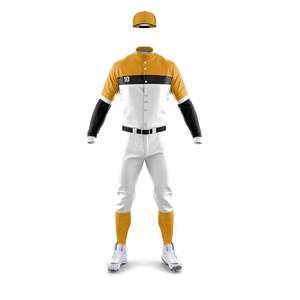 Uniforme de Béisbol de la Mejor Calidad para Hombre y Mujer, Impreso, Transpirable, de Secado Rápido, 100% Poliéster, Personalizable con Nombre de Equipo - Product Image 6