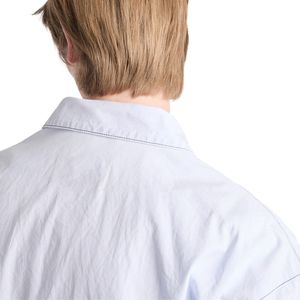 Chaqueta Blusón de Chambray Personalizada para Hombre, Algodón Lavado, con Cierre, Ropa Urbana, Fabricante de Ropa Premium OEM, Marca Privada - Product Image 3