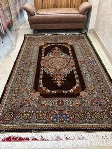 Tapis d'intérieur moderne en soie fait main, tapis de designer noué à la main de qualité supérieure, antidérapant, lavable, motif personnalisé pour la maison, l'hôtel - Product Image 3
