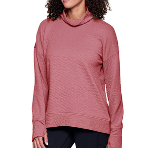 Fashion Women <b>Mock</b> <b>Neck</b> T-Shirt Long Sleeve Soft Fabric Slim Fit Daily Wear <b>Tops</b> - Product Image 3
