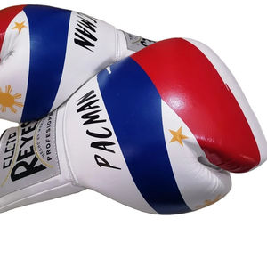 Guantes de boxeo Pacman de cuero de vaca profesional, empuñaduras de mano elásticas para artes marciales, entrenamiento gratuito, Muay Thai Pro Fighting - Product Image 4