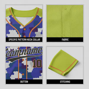 Maillots de baseball et de softball personnalisés en sublimation, tissu respirant 100% polyester, t-shirt à manches courtes, haut de softball - Product Image 6
