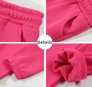 Conjunto Deportivo de Invierno para Niños, Sudadera con Capucha y Pantalones Jogger, Ropa Deportiva Unisex para Niños Pequeños, Forro Polar Cálido, Pana 100% Algodón, Personalizado - Product Image 5