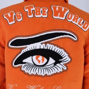 Veste universitaire en laine d'hiver avec logo personnalisé, broderies en chenille, veste épaisse, streetwear, vestes universitaires tendance pour hommes - Product Image 4