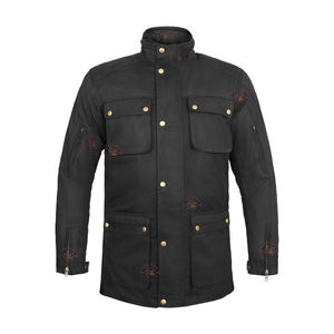 Chaqueta de Motocicleta de Lona de Algodón Resistente de Primera Calidad, Chaqueta de Verano Transpirable para Motociclistas de Aventura y Turismo Urbano - Product Image 1