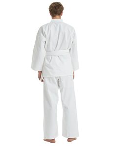 ชุดเทควันโด ผ้าโพลีคอตตอนพรีเมียม ระบายอากาศได้ดี น้ำหนักเบา ทนทาน เหมาะสำหรับการฝึกซ้อม คอวี สำหรับผู้ชายและผู้หญิง - Product Image 5