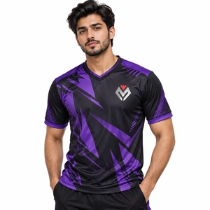 Camiseta de Fútbol Cómoda y Ajustada, Ideal para Entrenamientos y Partidos, Ropa Deportiva de Fútbol Premium, Construcción Ligera y Transpirable - Product Image 4