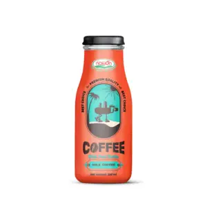 NAWON 280MLプレミアム品質のキャメルミルクコーヒー、パールバブル付きOEM ODM卸売価格飲料メーカー