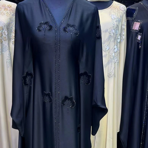 New 2026 Dubai Beautiful Black Traditional Islamic Clothing <b>for</b> Women Saudi Arabia Abaya Dubai Abaya Muslim Clothing Gulf Cloths - Product Image 1