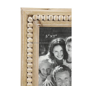 MK Model 007 Classic Modern <b>Square</b> <b>Wooden</b> Photo Frame-Eco-Friendly Durable Vertical Wall Decor - Product Image 2