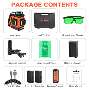 Nivel láser ultrabrillante para exteriores, 3x360, para proyectos de construcción y mejora del hogar - Product Image 6